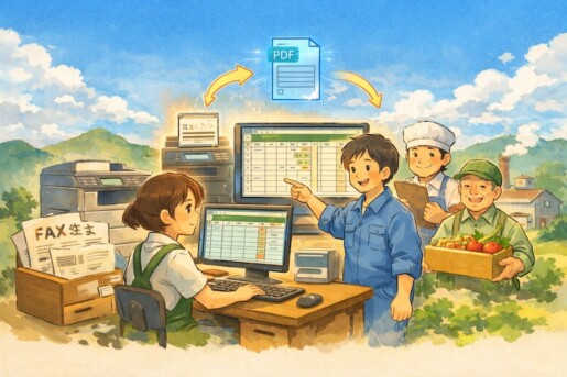 食品製造業で止まらないFAX注文を、無理に廃止せず「見える化」から改善した受注DX事例を紹介