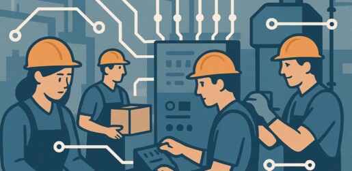 製造業DX・IT導入に関するSEO記事や展示会チラシに使用するアイキャッチ画像